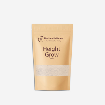 The Health Healer Height Grow Powder – 100% Natural Height Increase Supplement – 100g