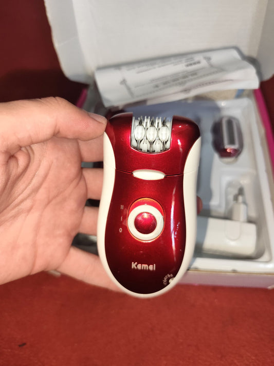 Epilator Hair Removal Device For Women – Electric Shaver & Trimmer Set With Multiple Heads, Smooth Skin Care Tool For Face, Arms, Legs & Sensitive Areas