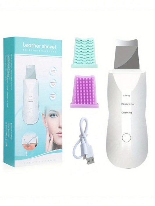 Rechargeable Ultrasonic Skin Scrubber _Facial Cleansing