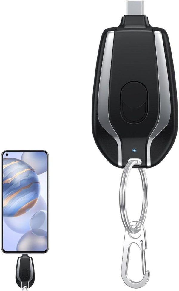 Type-C Keychain Power Bank – Ultra-Portable Emergency Charger for On-the-Go