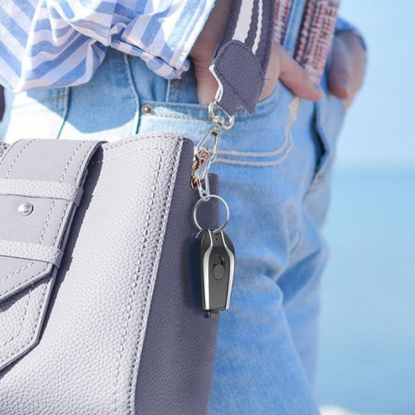 Type-C Keychain Power Bank – Ultra-Portable Emergency Charger for On-the-Go
