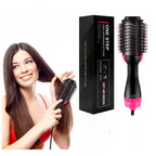 -in-1 One Step Hot Air Brush Hair Dryer & Styler – Drying, Straightening & Volumizing Brush