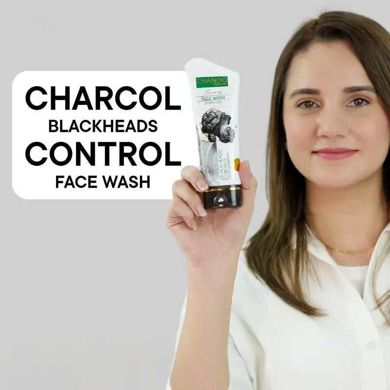 CHANDO Naturals Foaming Face Wash Charcoal – Deep Cleansing & Blackhead Control