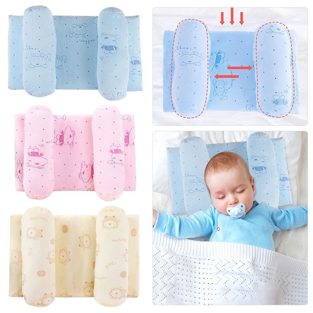 Baby Head Shaping Pillow - Adjustable Newborn Baby Head Shaping Pillow - Soft Head Shaping Newborn Pillow