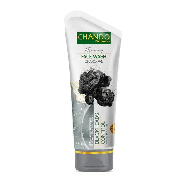 CHANDO Naturals Foaming Face Wash Charcoal – Deep Cleansing & Blackhead Control
