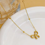 Knot Shape Ball Stainless Steel Necklace – Elegant Jewellery, Stylish Accessory