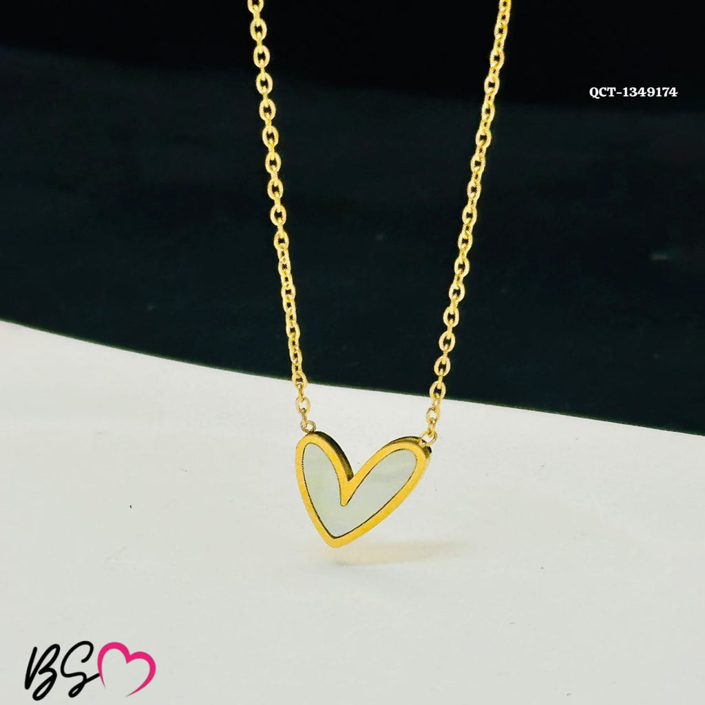 Mini Heart Stainless Steel Necklace – Elegant Jewellery