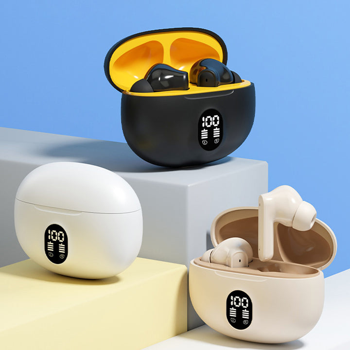 3.1 Special Edition Display Earbuds STEREO Wireless Bluetooth Earbuds With ANC | Mic in-Ear Headphones with LED Display