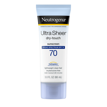 Neutrogena Ultra Sheer Dry-Touch Sunscreen SPF 70 (Premium Quality)– Made in USA