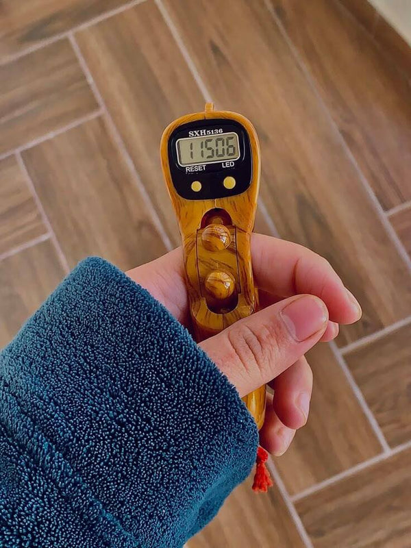 Digital Tasbeeh Counter with Qibla Compass & LED Light – Smart Zikr Tally Counter