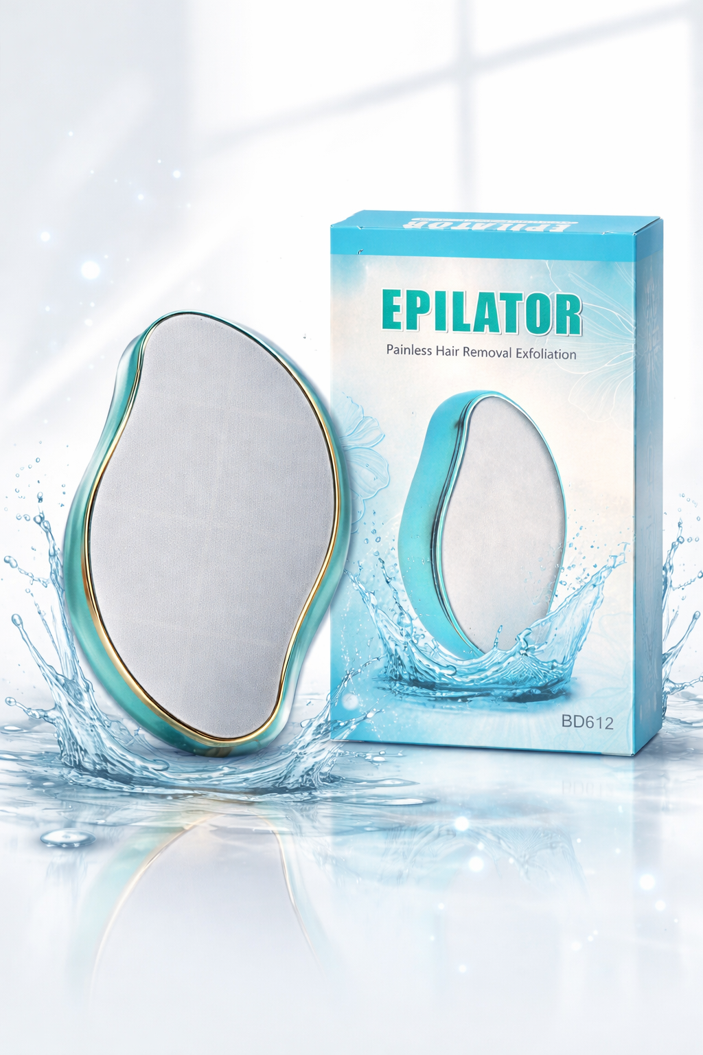 Crystal Hair Eraser - Magic Crystal Hair Remover, Painless Hair Removal With Epilator Mini Hair Remover For Men And Women Leg