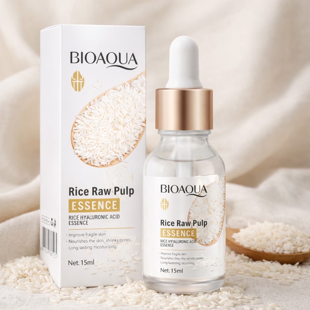 Bioaqua Rice Serum Natural Moisturizing Anti Aging Skin Care Face (15ml)