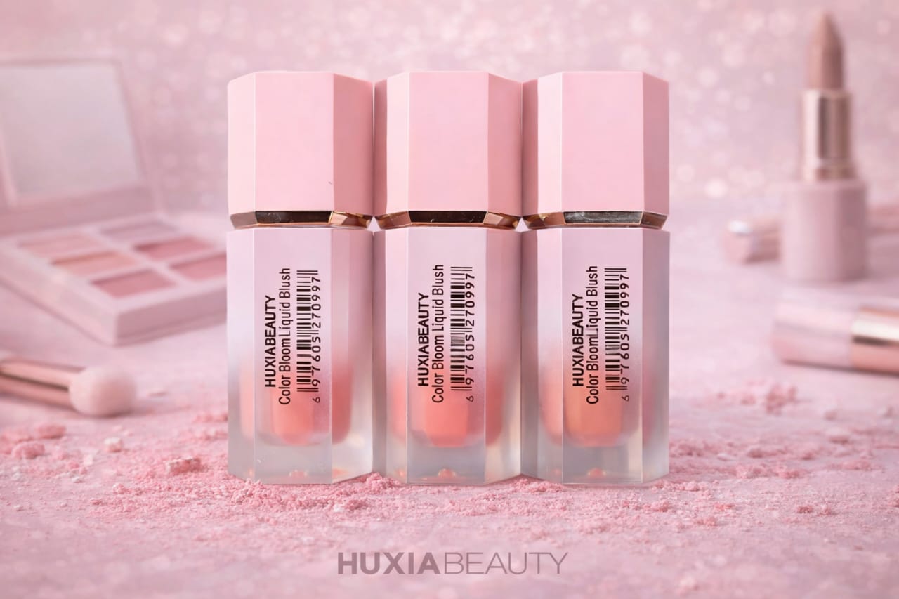 HUXIA Beauty Liquid Blush Set – Available in 3 in 1 & 6 in 1 | Long Lasting Natural Glow