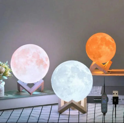 Led Moon Lamp – 3d Printed Lunar Lamp