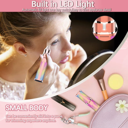 2 In 1 Electric Eyebrow Trimmer And Shaver, Hair Remover Trimmer For Women