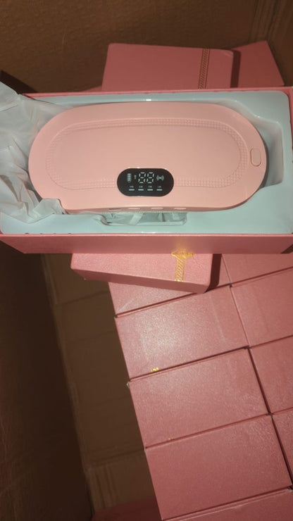 Electric Heating Pad Women Period Pain Cramp Relief Belt - With 3 Heat Levels And 4 Modes
