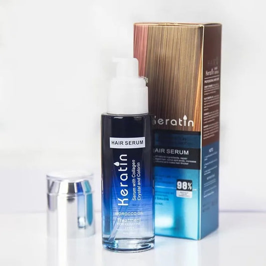 Keratin Hair Serum With Collagen & Morocco Oil 80 Ml
