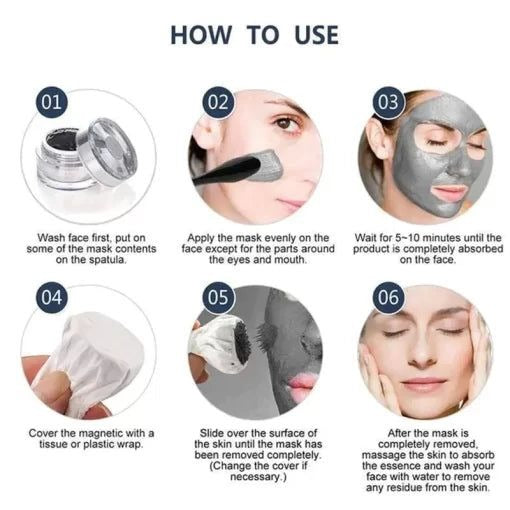 Magnetic Face Mask – Deep Cleansing, Detoxifying & Revitalizing
