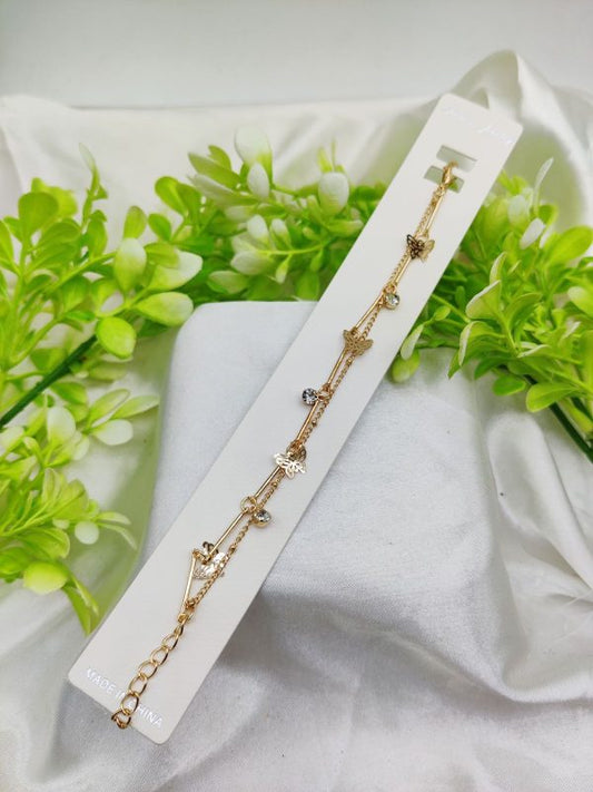 Imported Elegant Adjustable Charm Bracelet – Imported Elegance For Girls & Women -Random Design