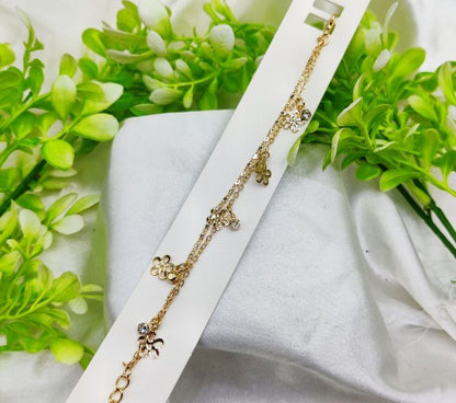 Imported Elegant Adjustable Charm Bracelet – Imported Elegance For Girls & Women -Random Design