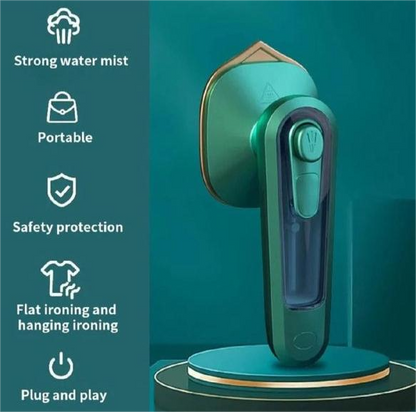 Portable Mini Electric Steam Iron |40w Ceramic Soleplate