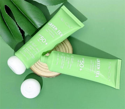 ME-ON Sunscreen SPF 50+++ Green Tea | Lightweight Daily Sun Protection for All Skin Types – 100ml