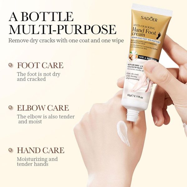 Foot Cream Moisturizing Calluses Dead Skin Repair Rehydration Soften Cuticle Smooth Restore Feet Care