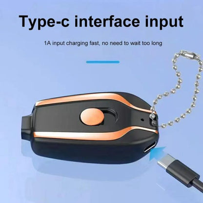 Type-C Keychain Power Bank – Ultra-Portable Emergency Charger for On-the-Go