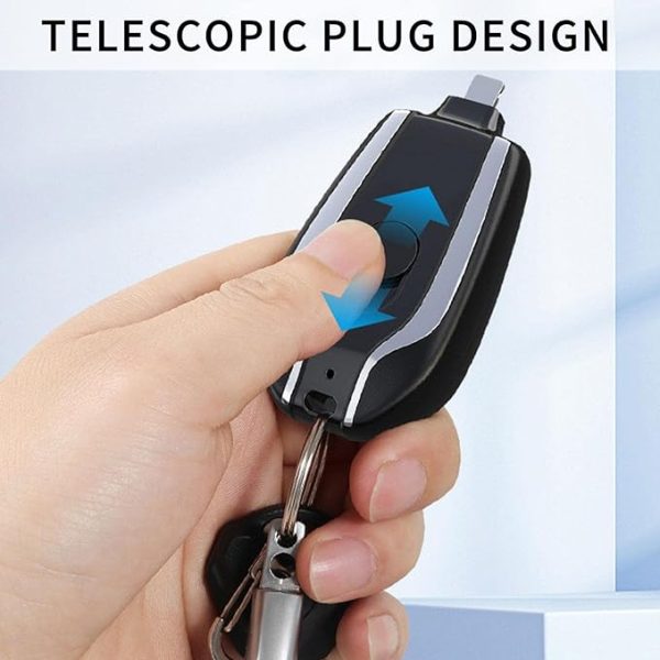 Type-C Keychain Power Bank – Ultra-Portable Emergency Charger for On-the-Go