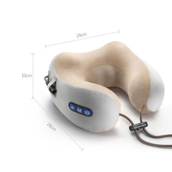 U Shaped Pillow Neck Massager Usb Charging Portable Neck Shoulder Cervical Massager